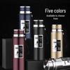 316 Stainless Steel Large Capacity Outdoor Thermos Cup with Lanyard