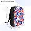 Universidad De Chile  Backpack for Men Women Casual Student Hiking Travel Daypack  College Canvas Bags Outdoor