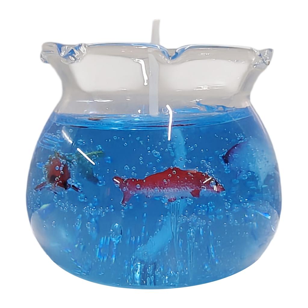 2 Inch Goldfish Aromatherapy Candle Cute Bubble Fish Tank Candle Handmade Decorative for Creative Art Piece Party Favors