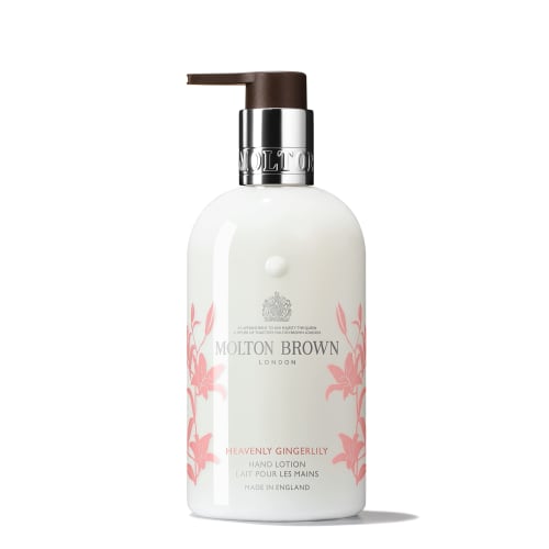 Official MOLTON BROWN Ginger Lily Hand Lotion 300ml. Moisturizing, Aromatherapy Cream with a Floral Infusion. Perfect for Dry Hands.