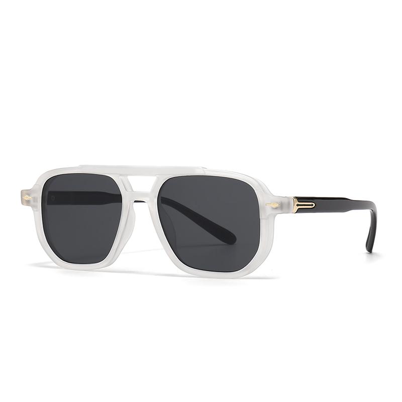 European and American Cross-Border Trendyy Street Photography Retro Literary Sunglasses Modern Charm Ins Pilot Sunglasses