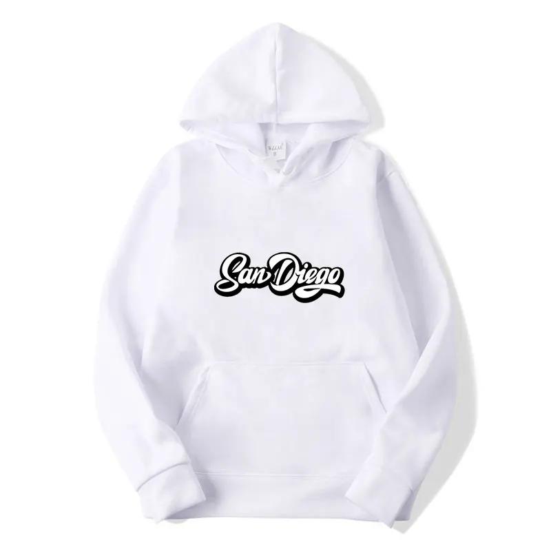 SAN DIEGO Print Hoodies Lässige Partner Hip Hop Streetwear Frühling Langarm Hoody Sweatshirts