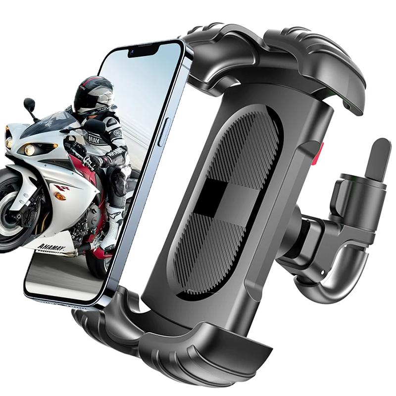 

Motorcycle, mountain bike, road bike, stable and adjustable 360° rotatable universal mobile phone standSoporte para Celular