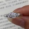 Neuer Luxus Einfacher Schwebender Marquise Zirkon Engelauge Fingerringe Für Frauen Valentinstag Verlobung Date Kein Verblassen Schmuck