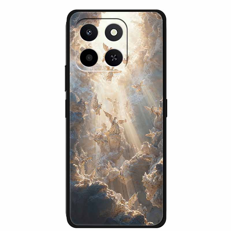 Phone Case For Honor X7D Honor 400 Smart Honor Play10T 5G Soft Silicone TPU Protector Shell Cartoon Gift Anime Funda Flower Capa