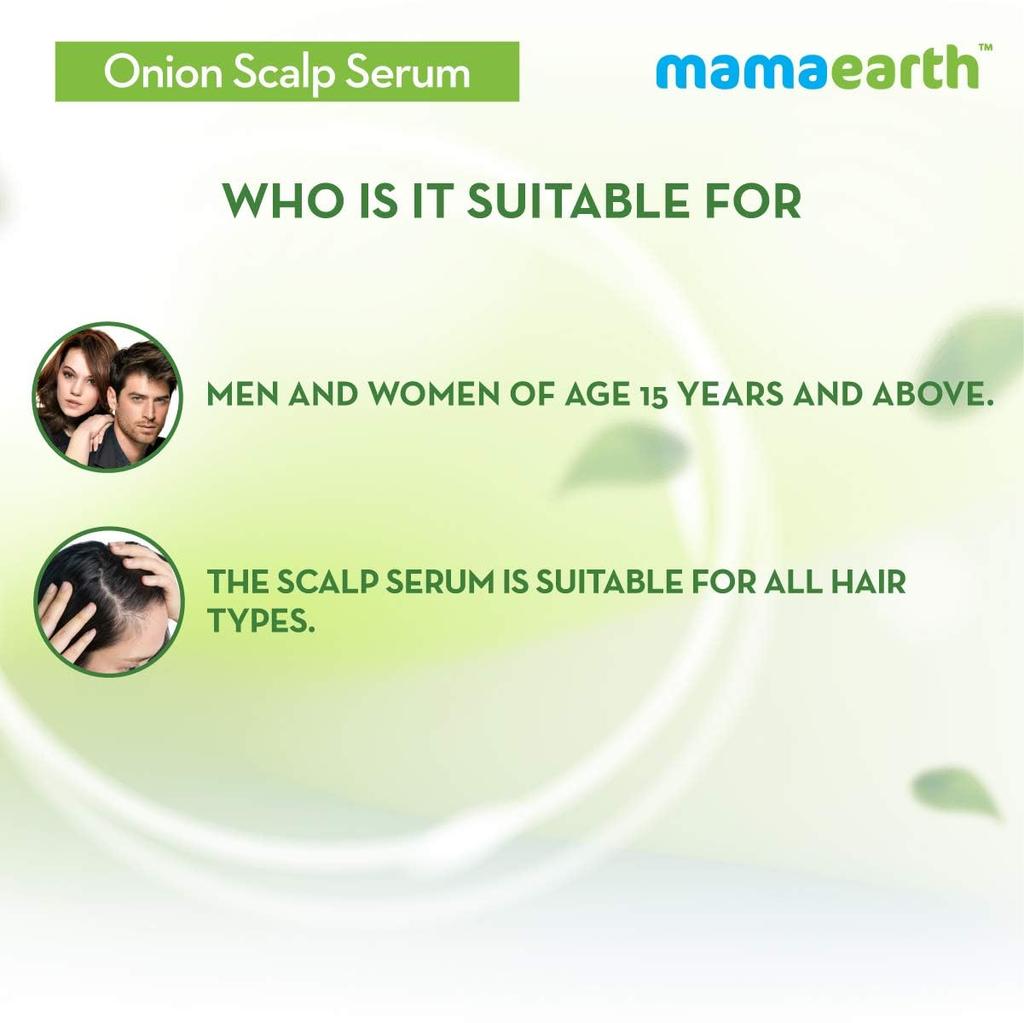 Mamaearth Onion Scalp Serum 50ml Pack of 1 For Healthy Hair Growth And Stronger Scalp