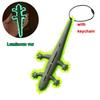 Luminous Feature Lizard Keychain 3D Printed Bag Pendant Animal Key Ring  Hanging Ornament