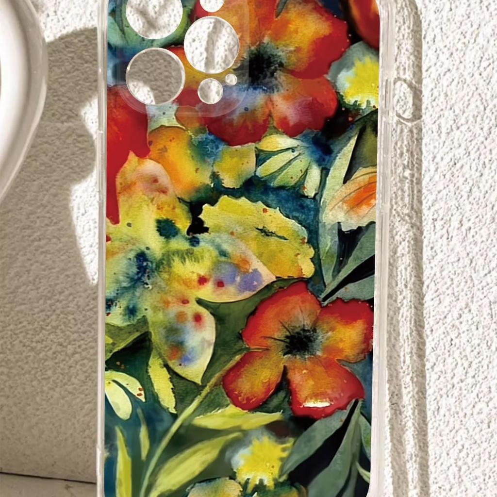 Ink Art Transparent Anti-Shock Case for iPhone 14-17 Promax Series