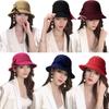 Elegant Women Ladies Girl Hat Warmer Fisherman Cap Brim Bowler Fedora Hats  Lady Girl