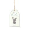 Wooden Christmas Hanging Ornament, Small Square Decoration and Bookmark Clip for Gift and Holiday Decor