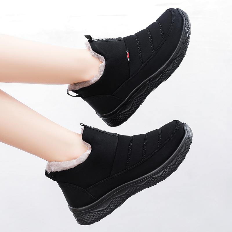 Fashion Women's Boots Unisex Winter Shoes 2024 Women Waterproof Snow Boots Female Slip On Casual Shoe Plush Footwear Men's Ankle Botas