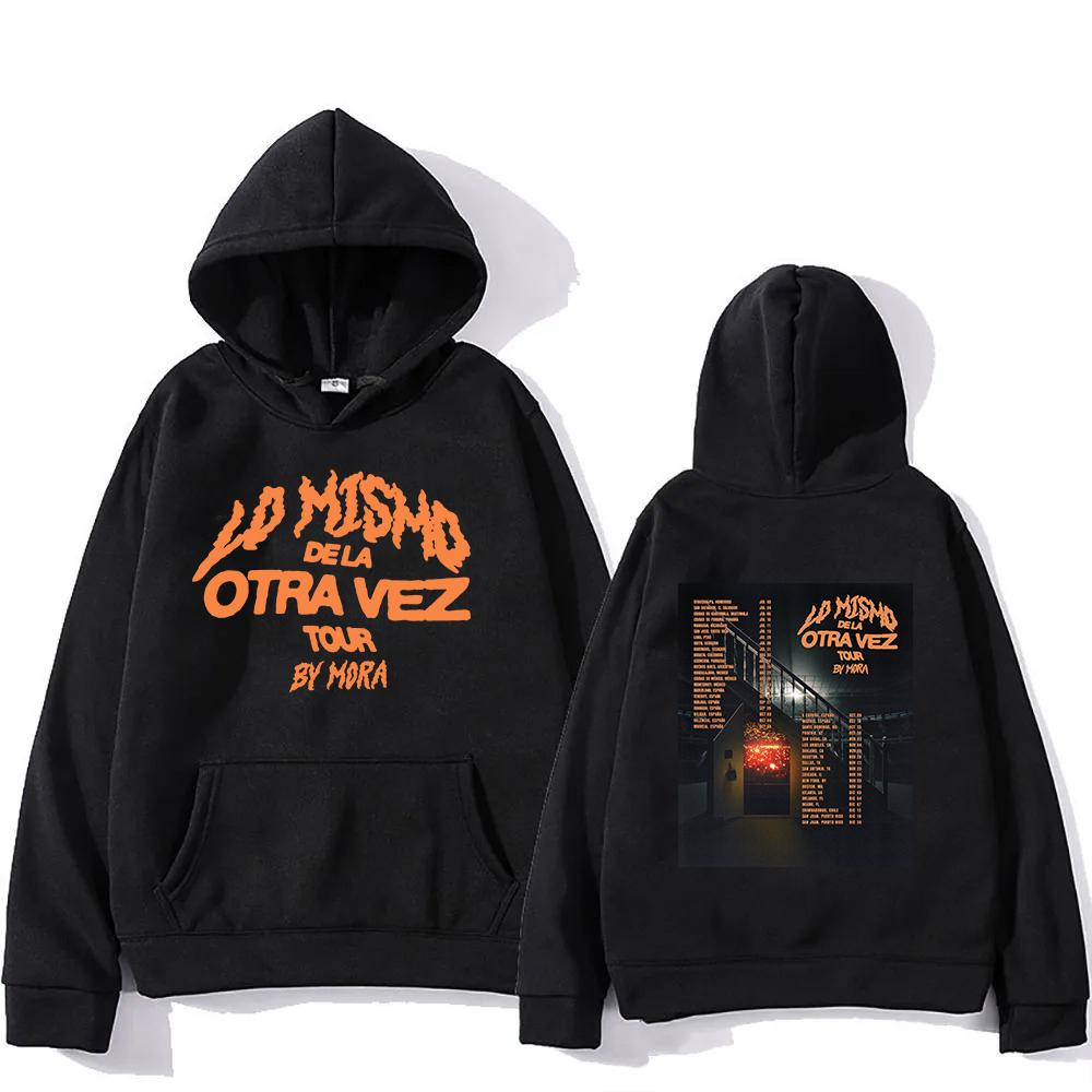 Mora Album Lo Mismo De Siempre  Hoodie2025 Tour Fashion Men/women Hoodies Harajuku Winter Clothes Pullover Sweatshirt Vintage