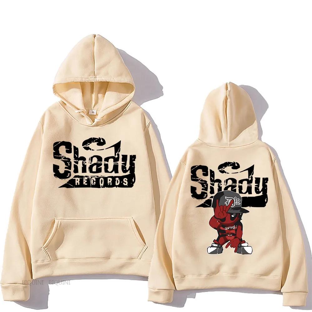 Houdini Album Printed Hoodies Eminem Shady Records Sweatshirts Streetwear Long Sleeve Casual Hip Hop Men Women Clothing
