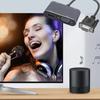 Tragbarer VGA-Buchse auf VGA-Stecker Adapter Unterstützt 1080P Video und Ton Synchronisation für Computer Desktops