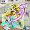 Dragon Ball! Print Warm Blanket Flannel Soft for Bedrooms, Sofas, Beds, Chairs, Picnics, Travel