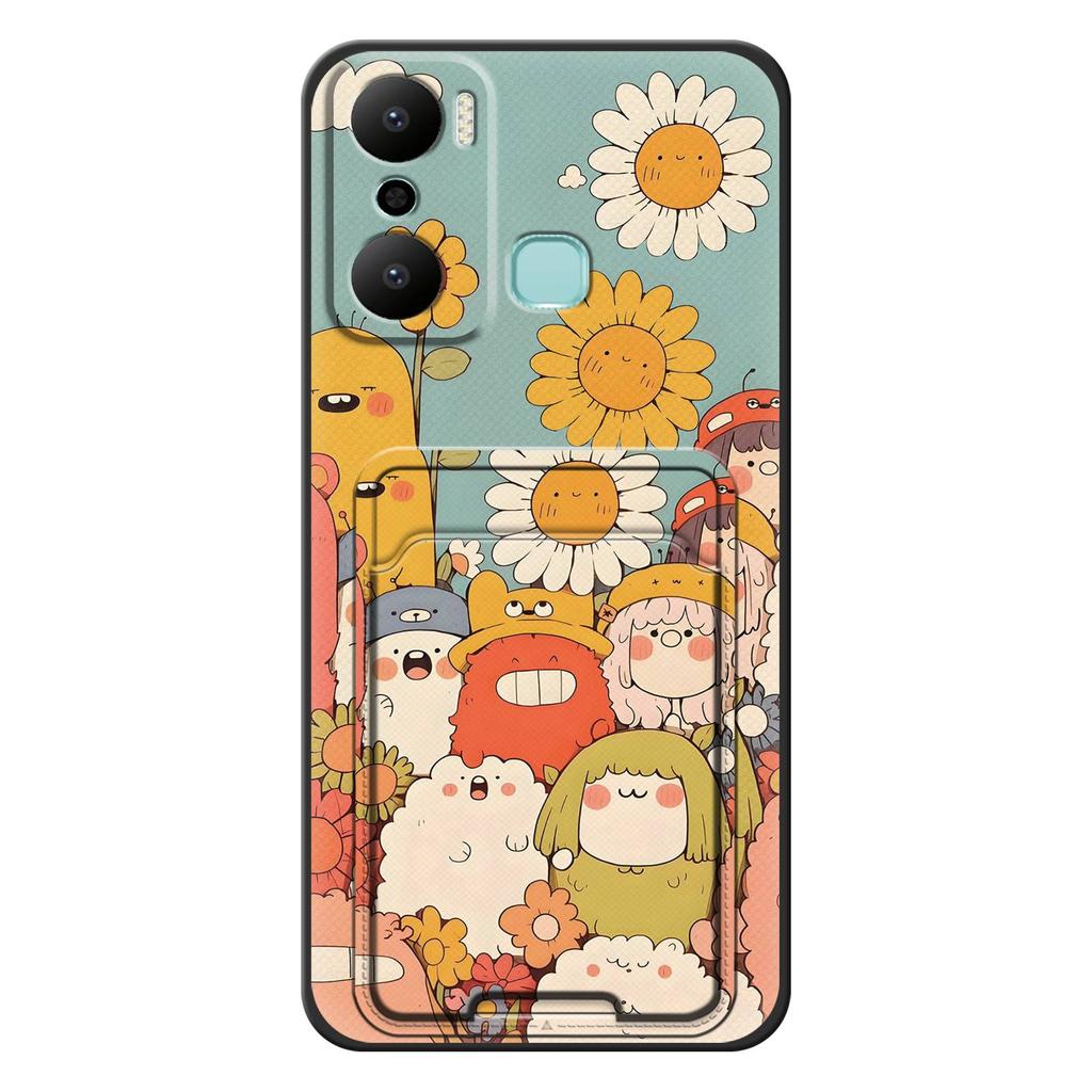 Schützende Anti-Knock-Handyhülle für infinix X6825/Hot20 Play Hülle Staubdichte Softcase Silikon Kartenfach Wasserdicht