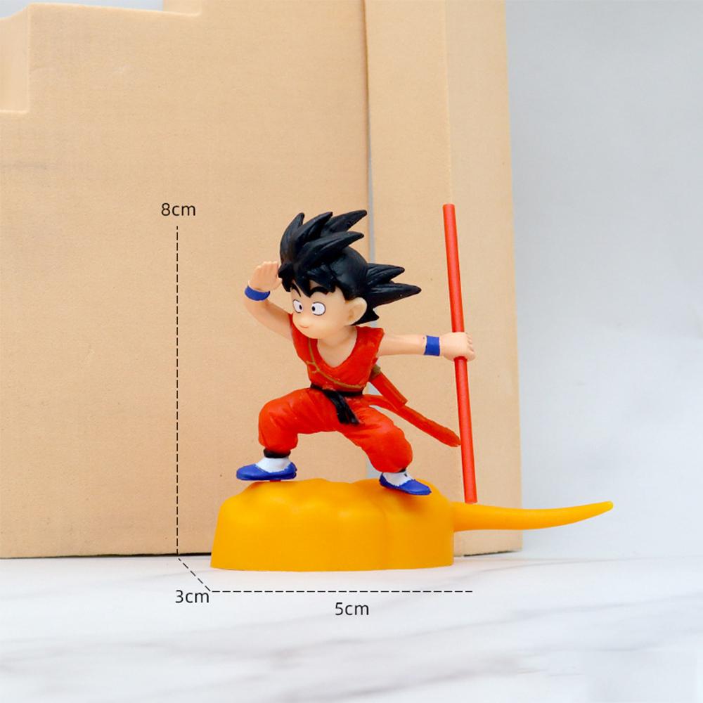 HOT Cartoon Anime Figure Dragon Ball Z Children Toys Doll Kawaii Goku Model Accessories Children's Gift Action Figures Hobbies