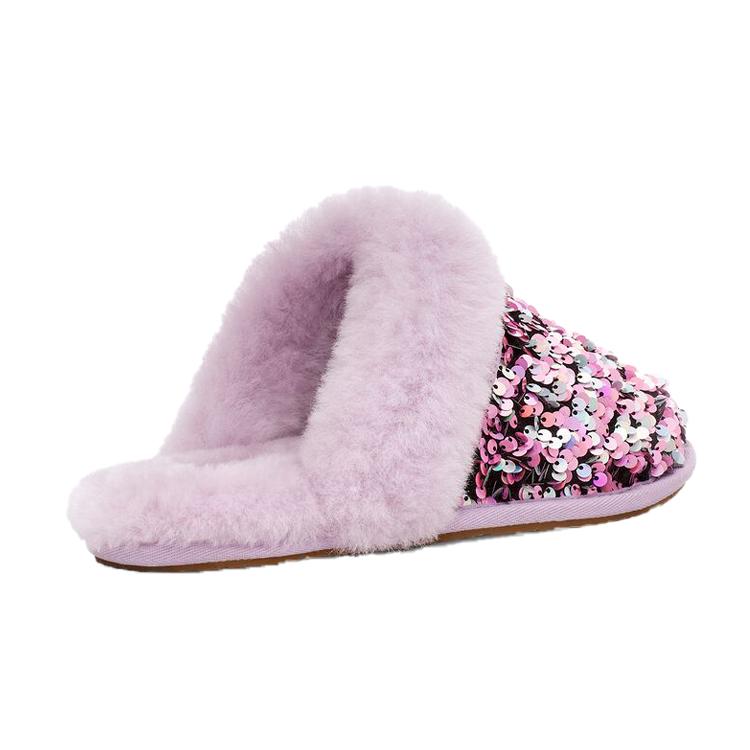 UGG Scuffette II Stellar Pailletten Stilvolle Sandale Damen Hellviolett 1112304-LFST