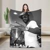 Fally Ipupa Soft Blanket Travel Plush Throw Blanket Fashion Couch Chair Flannel Bedspread Sofa Bed Cover
