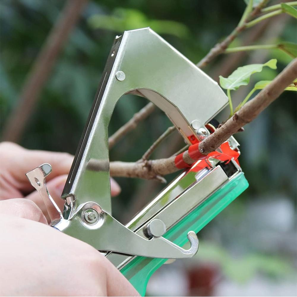 New Plant Tying Machine for Climbing Plants with 10 Rolls Tape & Staples Grapes
