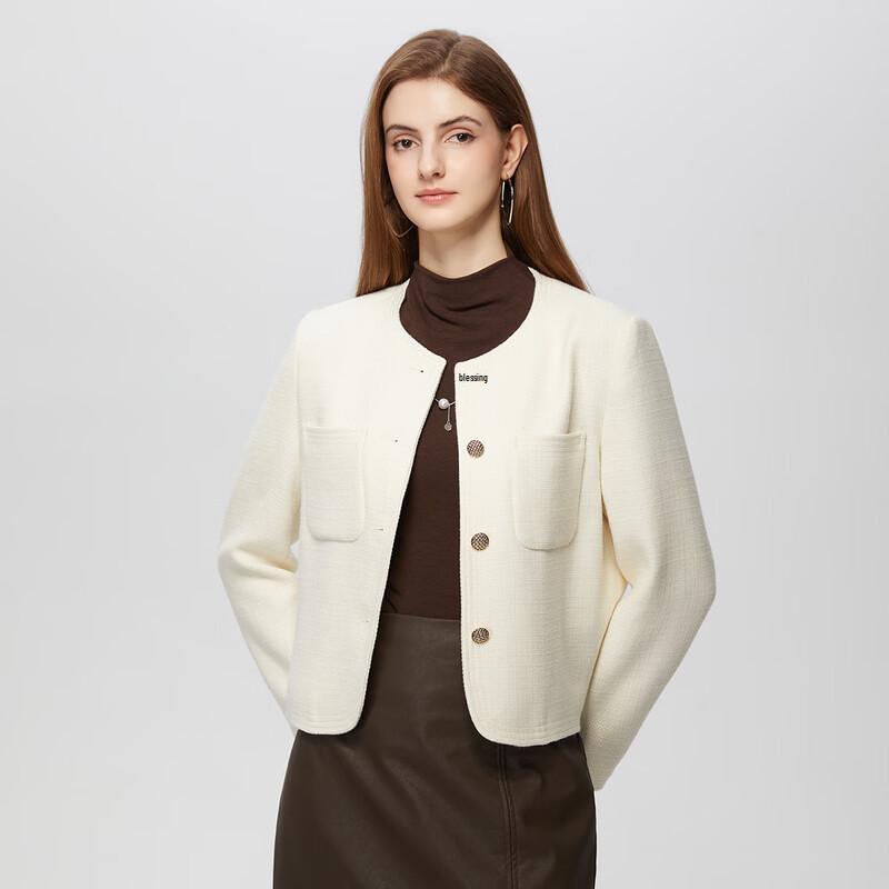 

Жіноча модна однотонна куртка з довгим рукавом S