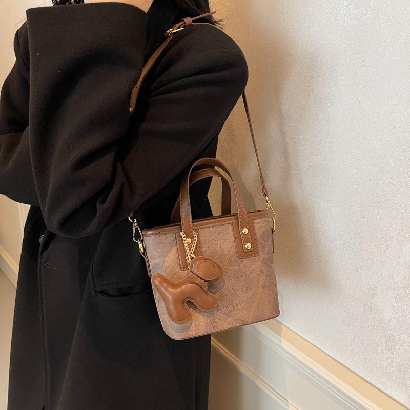 Premium Retro Small Bag Women'S Bag Popular Messenger Bag Portable Bucket Bag