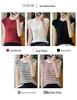 Merino Wool Women's Short Sleeve Round Neck Knit Top with Center Seam