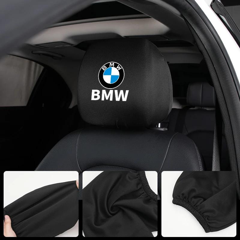 BAGG9 Car Sticker Car Seat Headrest Protective Cover Anti-Dirty Pillow Protector For BMW X3 X5 M5 M3 E46 E90 E60 F10 E39 F30 E36 G30