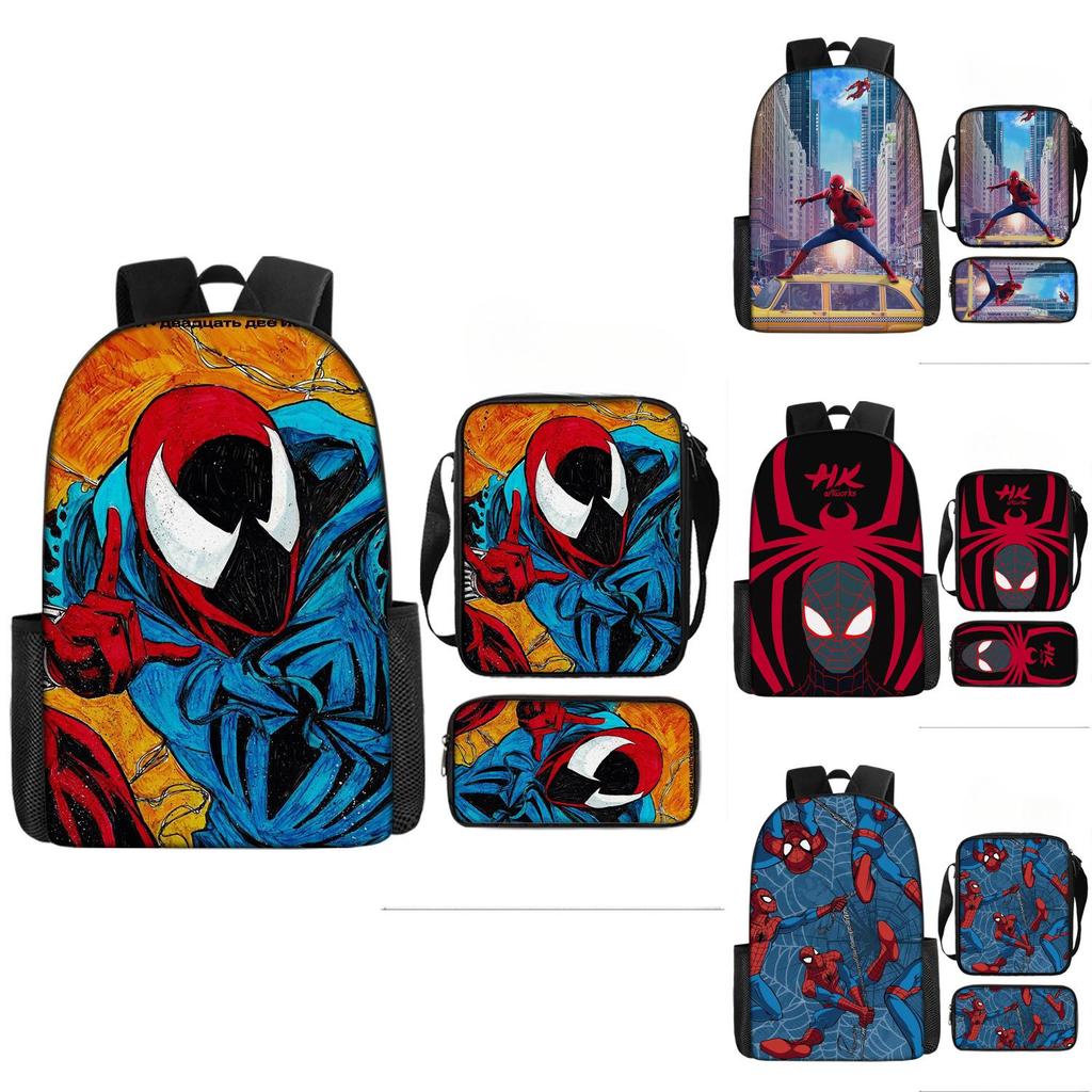 Marvel Spiderman Kinderrugzak Oxford Stof Ademend Lichtgewicht Voor Schoolbenodigdheden Jongens Meisjes