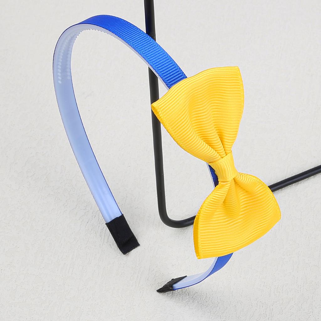 1/4 szt. Rypsowe Kokardy do Włosów Rabbina Opaski do Włosów Plastikowe Ząbki Gumki do Włosów Dziewczynki 3-calowe Kokardy Obręcze do Włosów Dzieci Powrót do Szkoły Akcesoria do Włosów