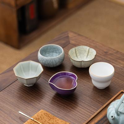 High-End Mid-Autumn Festival Souvenir Creative Set China Red Kung Fu Tea Set Gift Box Ceramic Tea Set Annual Meeting Gift