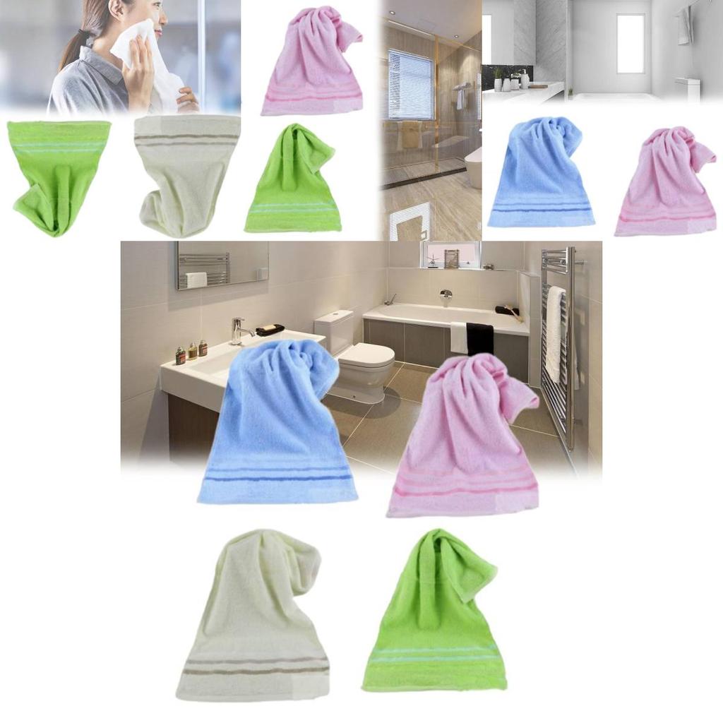 Soft And Thick Pure Cotton Towels Bulk Absorbent Face Cloths Assorted Colors