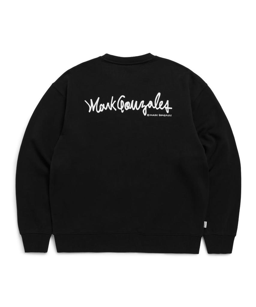 MARK GONZALES Angel Wappen Sweatshirt - Black