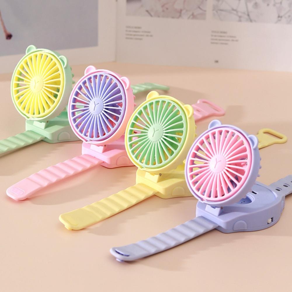 New Personalized and Creative Cartoon Watch Fan Portable Mini Fan Suitable for Outdoor Travel Office The Best Gift for Friends