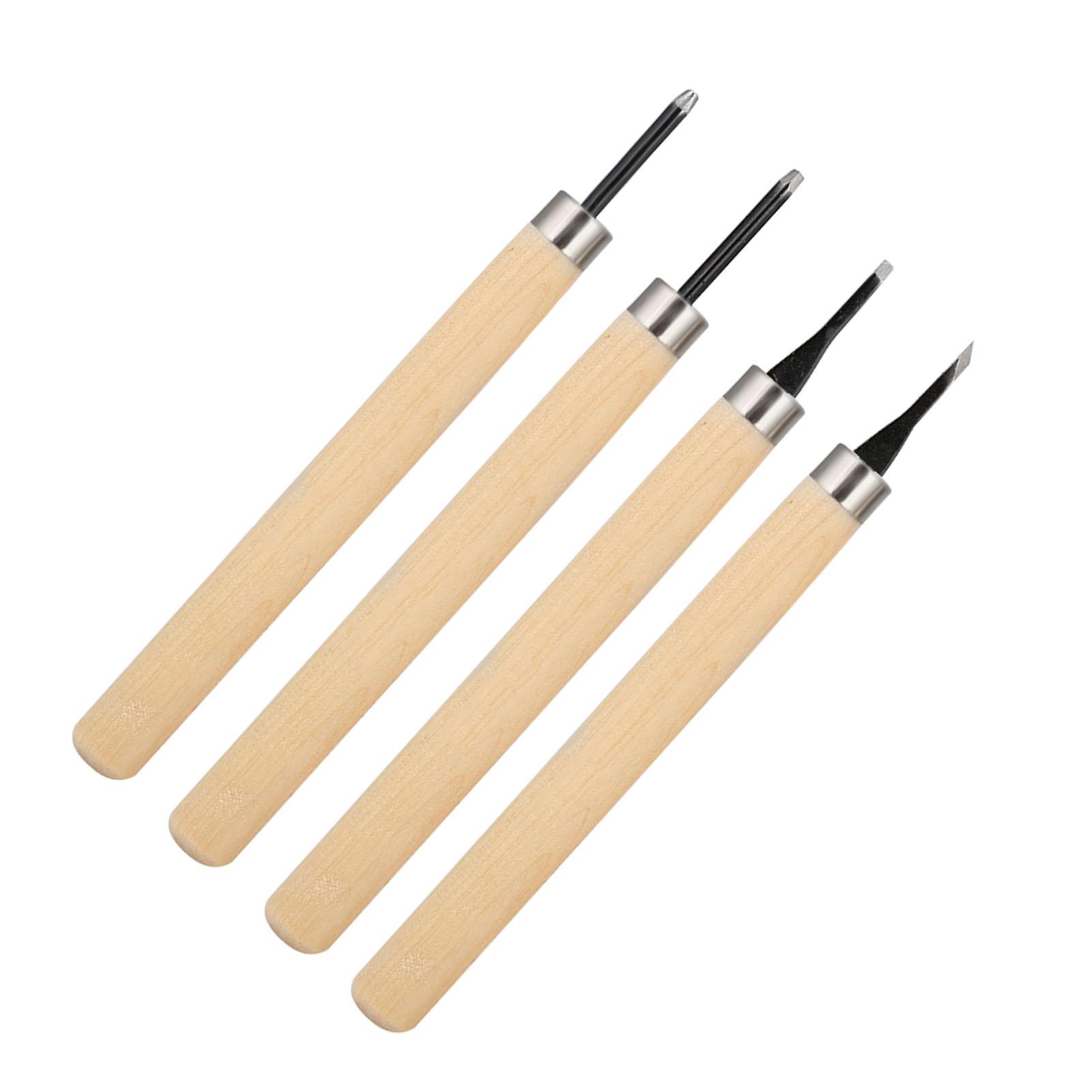 

4 шт., нож для резьбы по дереву, ручная точилка, штамп, ножи, набор инструментов для резьбы Type 2