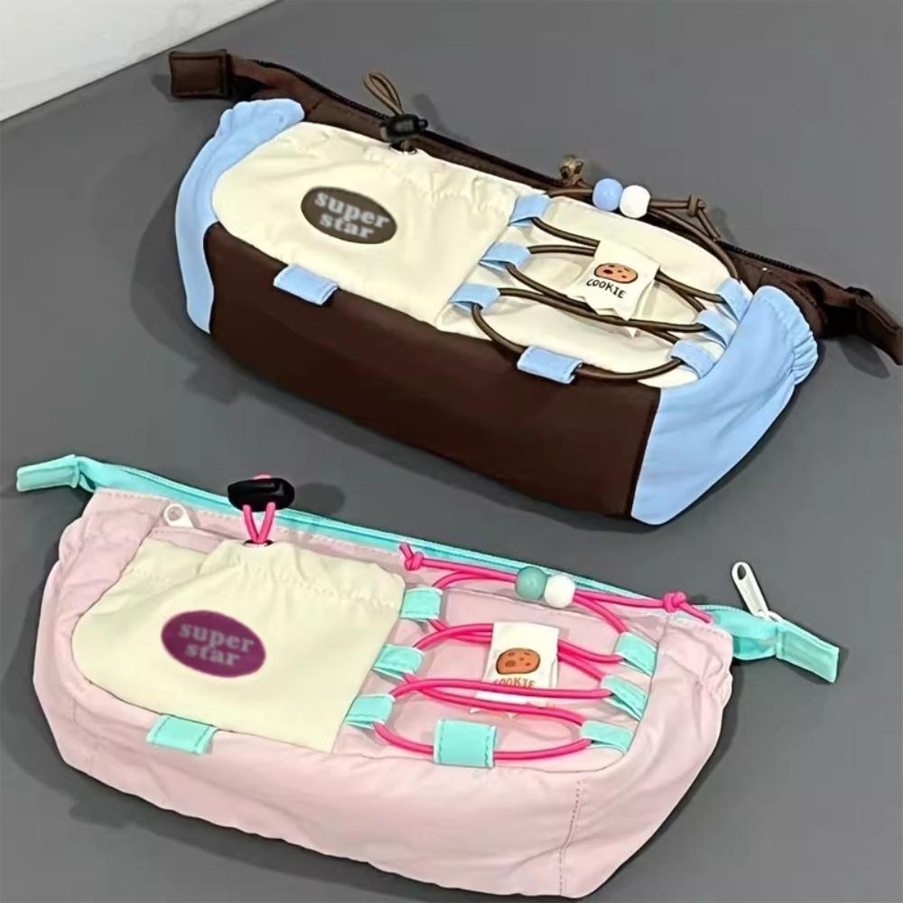 Office Supplies Pen Bag Adjustable Makeup Storage Bag Personality Stationery Case Student Writing