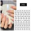 KT Cat Cartoon Nail Art Stickers: Cute Star & Heart Designs