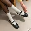 Fashion Versatile Bow Flat Mary Jane Shoes Children's Spring and Summer 2025 New College Style Skirt Single Shoes
