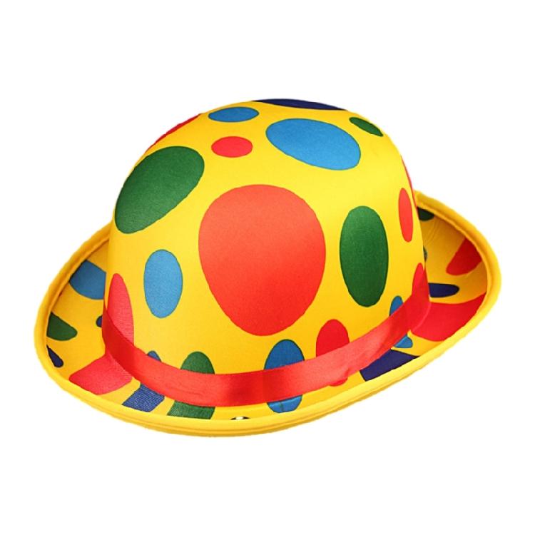 Adult Magician Hat Halloween Clown Costume Colorful Clown Top Hat Women Men