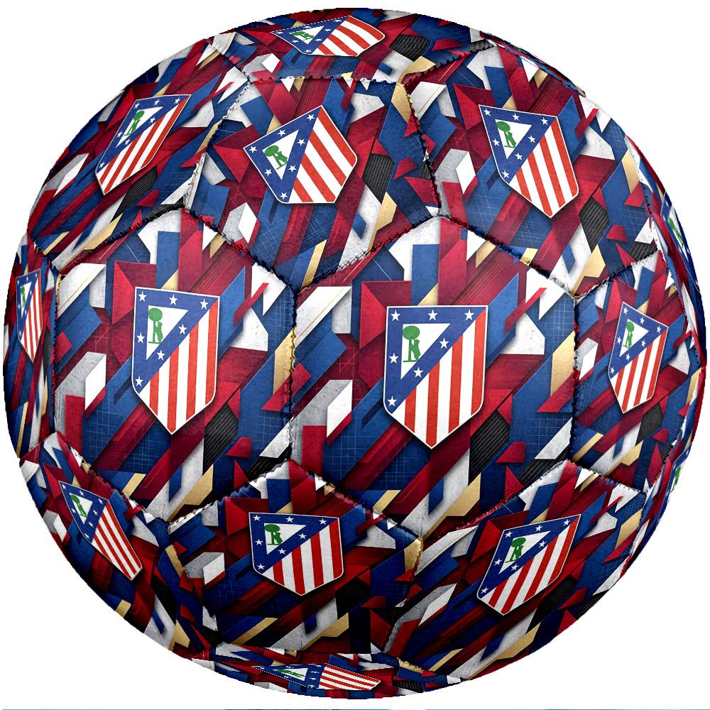 Pallone da calcio Tema Atletico Madrid Taglia 5 Pallone da calcio Tocco Morbido Pallone da calcio per Allenamento Professionale per Sport all'Aperto