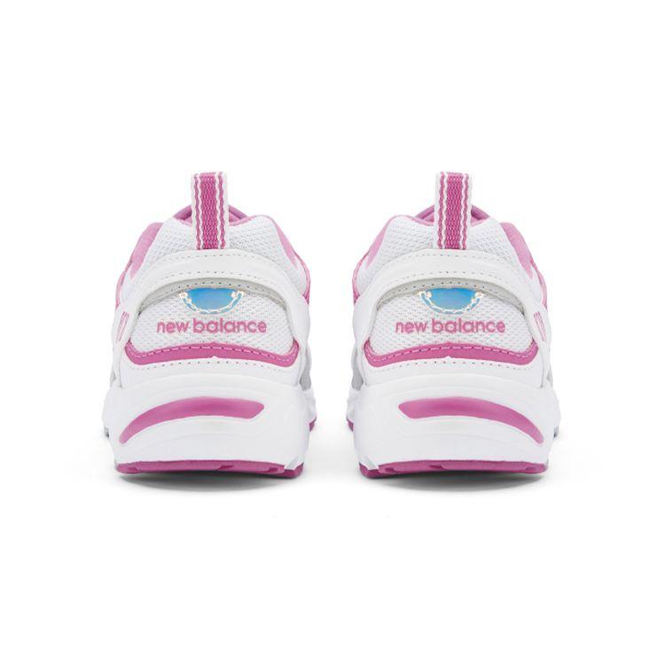 New Balance Nb 878 Durable Low-Top Kids Running Shoes Kids Running Shoes White Red PV878AE