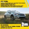 Engine&Cabin Air Filter Combo For Subaru Impreza 2008-2016 WRX 2012- AF5592