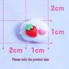 Pink Mini Clouds Glossy Resin Accessories - DIY Cream Glue for Phone Cases, Water Cups, Nail Art, and Earrings