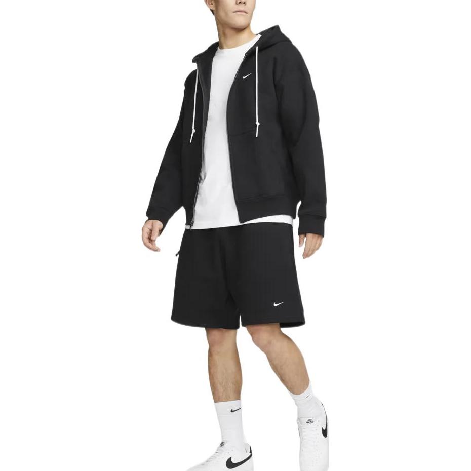Nike Solo Swoosh Zip Up Drawstring Hoodie DR0404-010