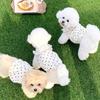 Thin Shirts Summer Dog Clothes Dot Pattern Puppy Skirt Dog Costume Cat Dresses  French Bulldog