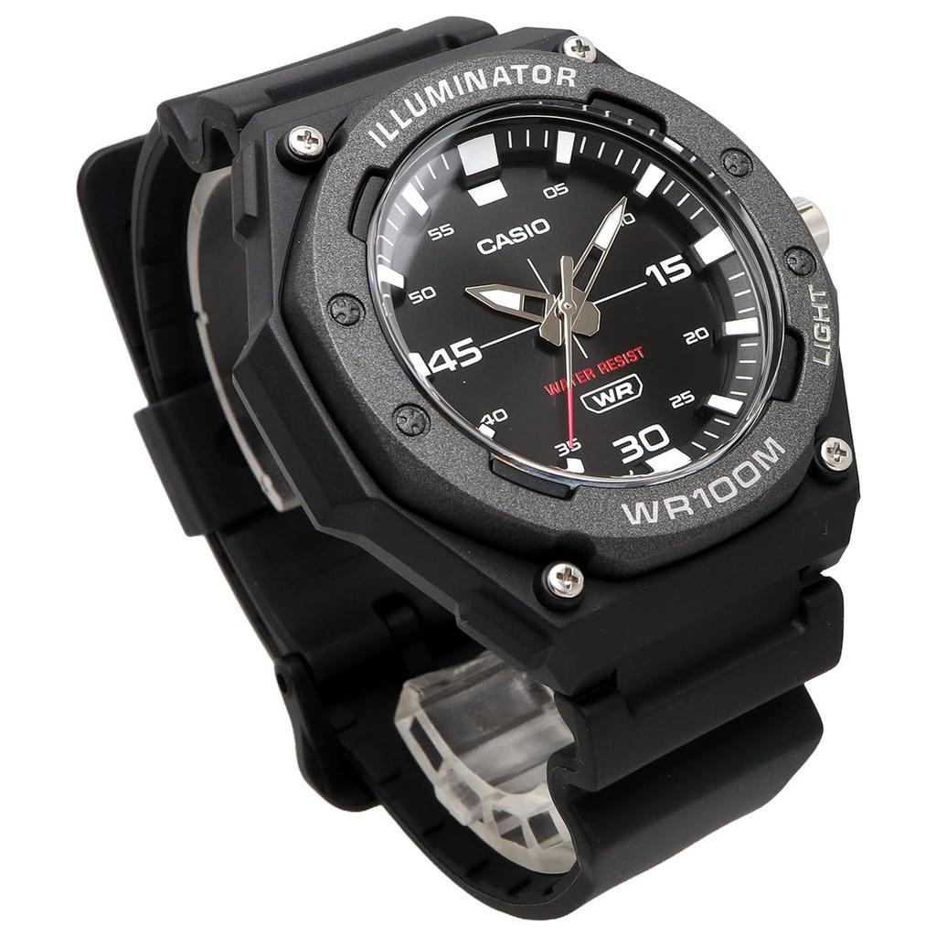 Casio Standard LED Light Analog Quartz Watch Black Overseas Model [Casio] MW-620H-1AV Men's