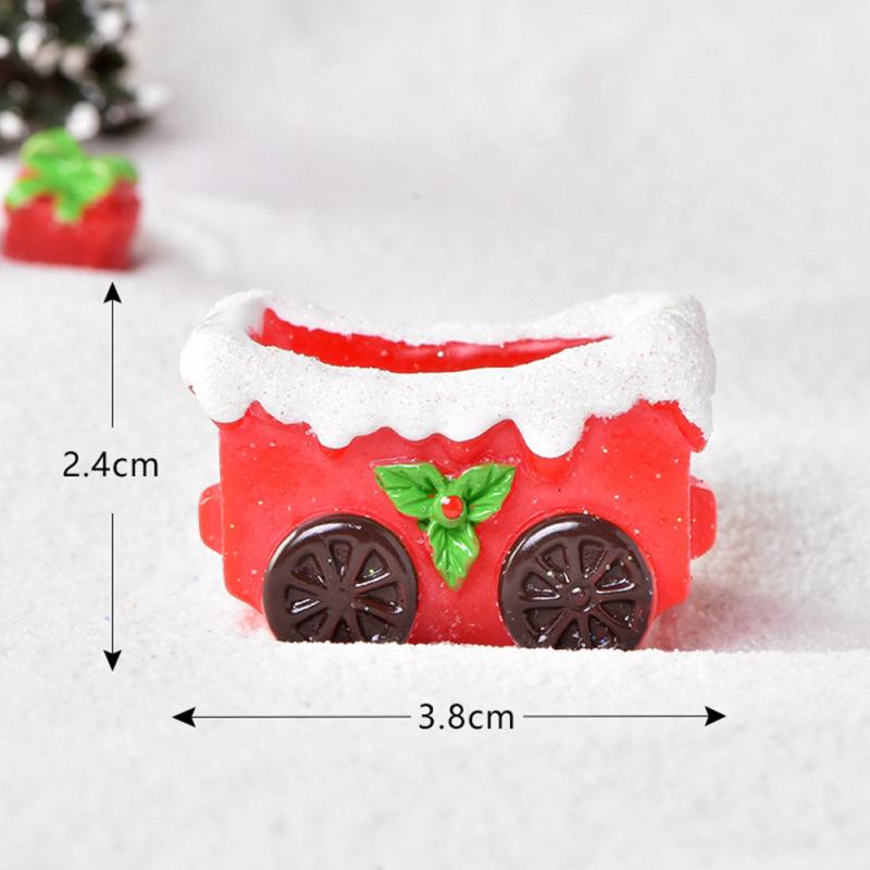 Christmas Ornaments Resin Crafts Multi-purpose Elk Car Micro Landscape Layout Props For Garden