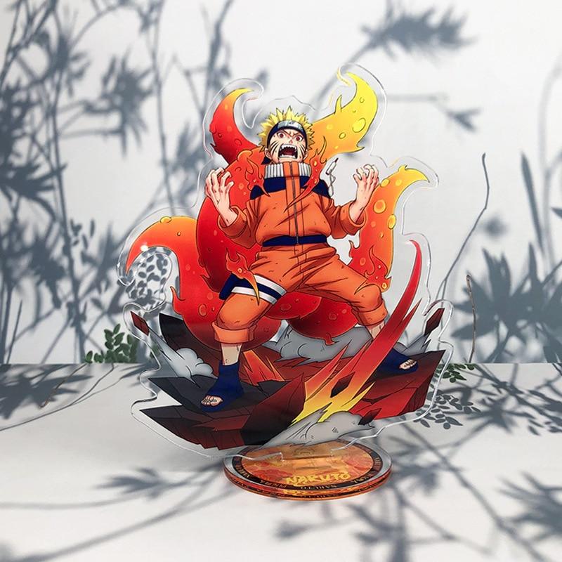 16cm Naruto Uzumaki Naruto Uchiha Sasuke Obito Itachi Madara Kakashi Anime Figures Acrylic Stand Decorations Model Toys