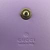Pristine GUCCI Bifold Wallet Metallic purple Patent leather Women 847207 Used