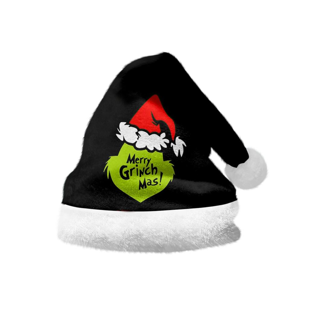 Christmas Decorations For Adults Plush Santa Hats